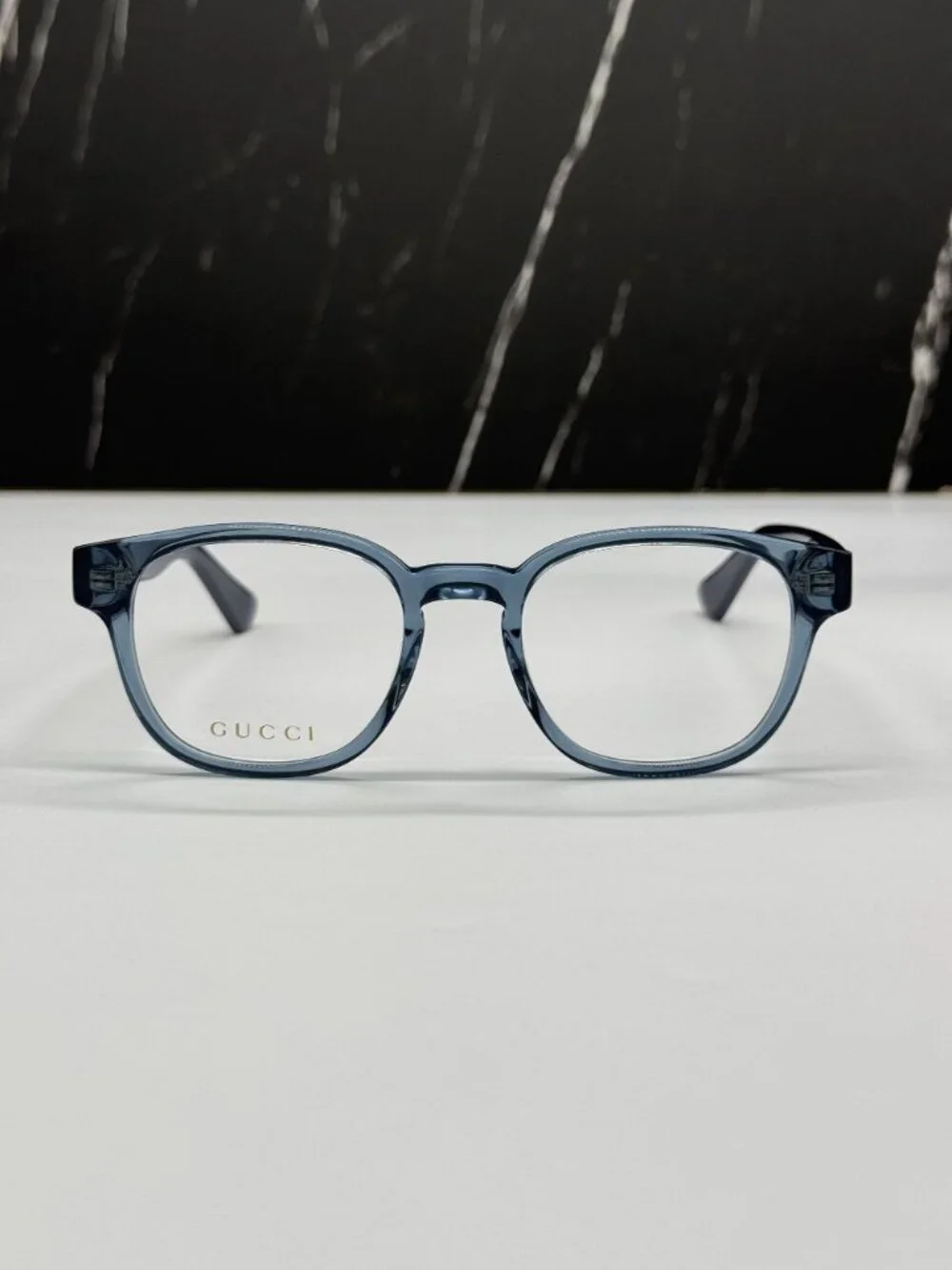 NEW GUCCI GG0927O 006 CLEAR BLUE GUCCI EYEGLASSES